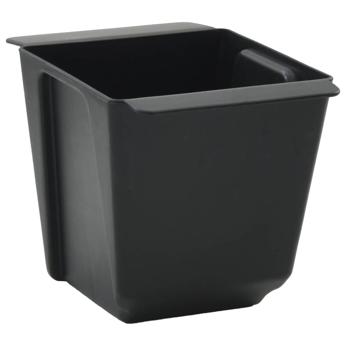 Cutii de flori pentru paleți Euro 12 pcs Negru 14 x 9 x 9,5 cm WALTI