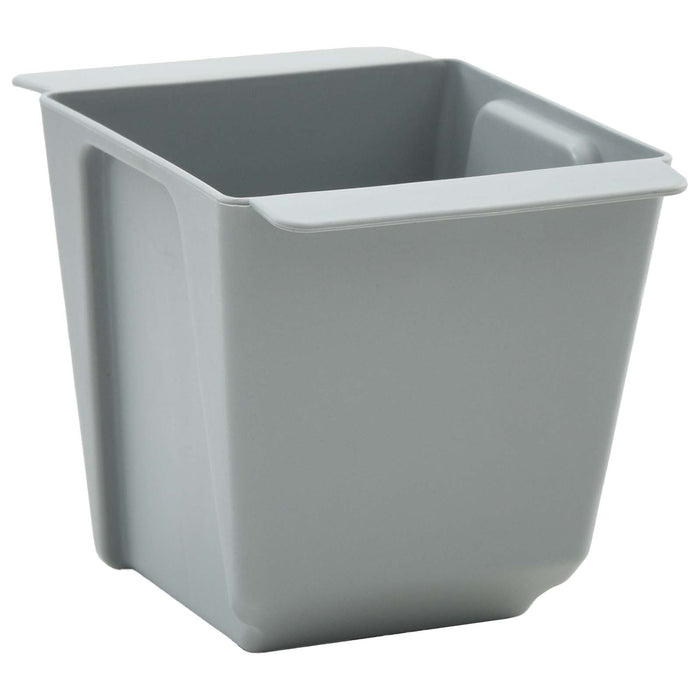 Cutii de flori pentru paleți Euro 12 pcs Gri deschis WALTI