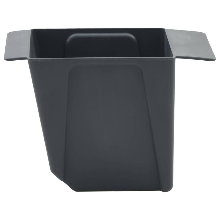 Cutii de flori pentru paleți Euro 24 pcs Gri 13,5 x 9 x 9,5 cm WALTI