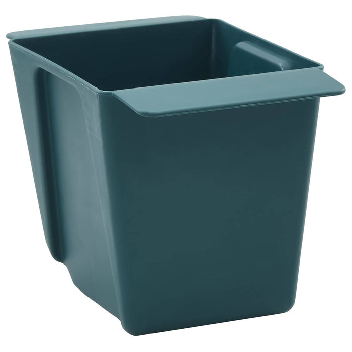 Cutii de flori pentru paleți Euro 24 pcs Verde WALTI