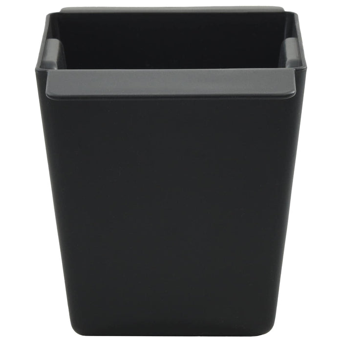 Cutii de flori pentru paleți Euro 24 pcs Negru WALTI
