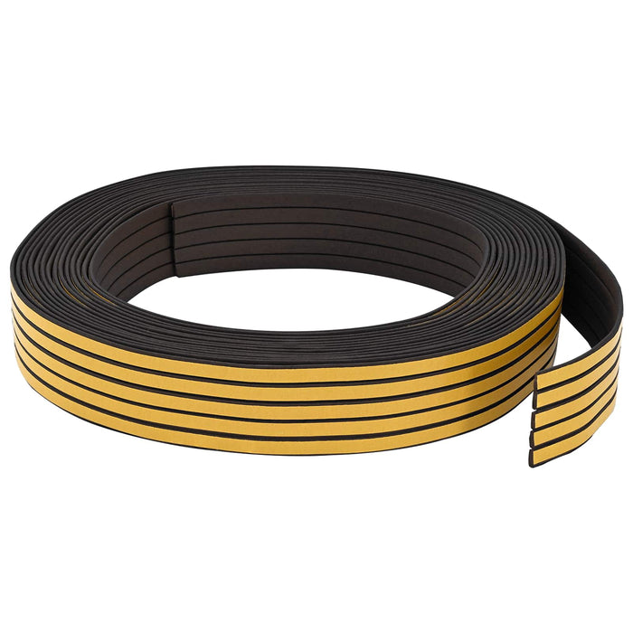 Banda adeziva pentru feronerie Negru 8 x 2 mm 25 m Spumă EPDM WALTI
