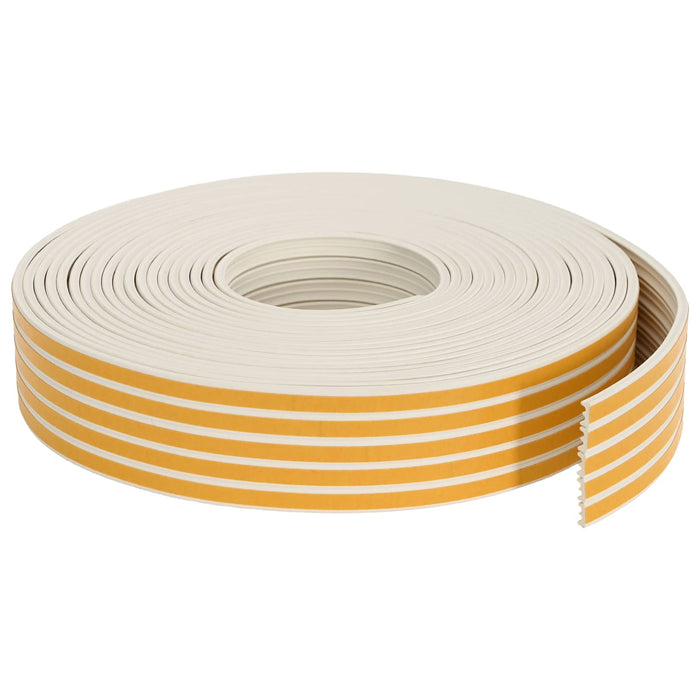 Banda adeziva pentru feronerie Alb 9 x 4 mm 100 m Spumă EPDM WALTI