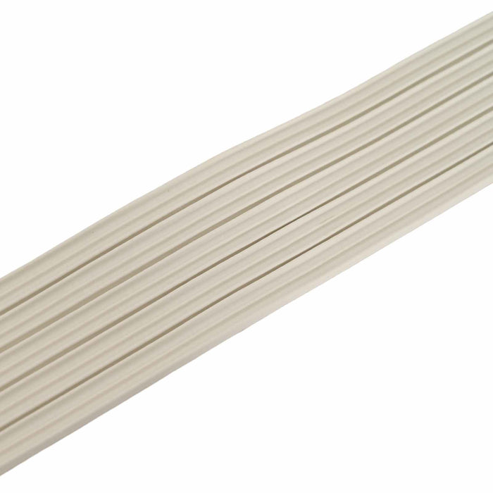 Banda adeziva pentru feronerie Alb 15 x 8 mm 12 m Spumă EPDM WALTI