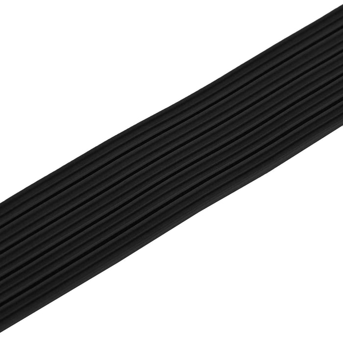 Banda adeziva pentru feronerie Negru 15 x 8 mm 100 m Spumă EPDM WALTI