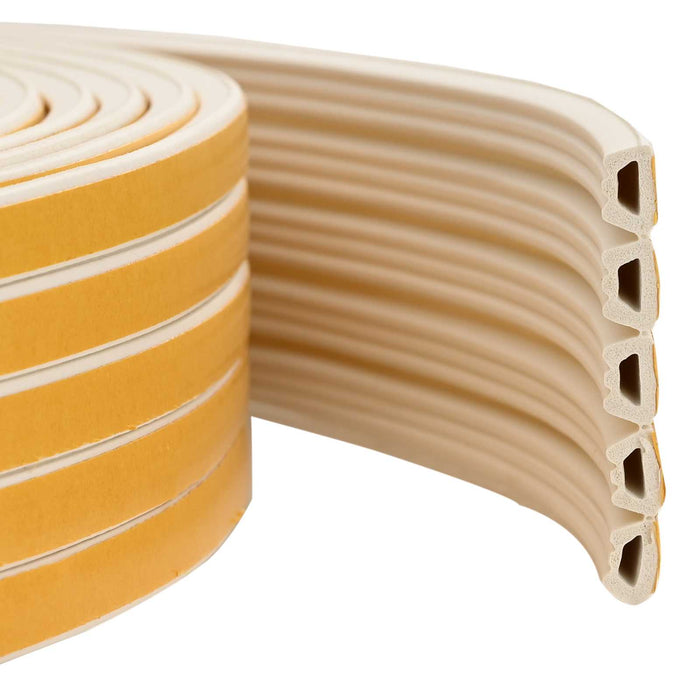 Banda adeziva pentru feronerie Alb 10 x 6 mm 50 m Spumă EPDM WALTI