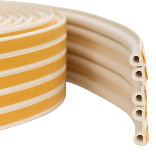 Banda adeziva pentru feronerie Alb 9 x 6 mm 50 m Spumă EPDM - WALTI WALTI
