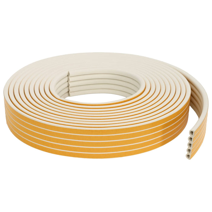 Banda adeziva pentru feronerie Alb 9 x 8 mm 100 m Spumă EPDM WALTI