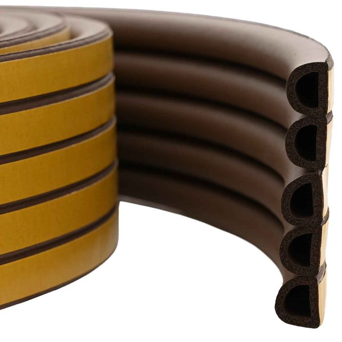 Banda adeziva pentru feronerie Maro 9 x 8 mm 12 m Spumă EPDM WALTI