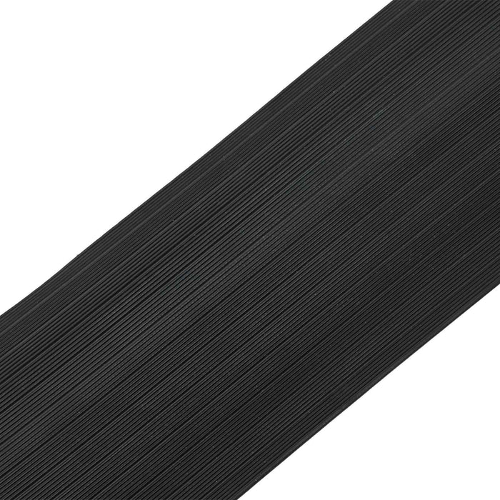 Seal pentru podeaua garajului Negru 78 x 14 mm 2 m Cauciuc EPDM WALTI