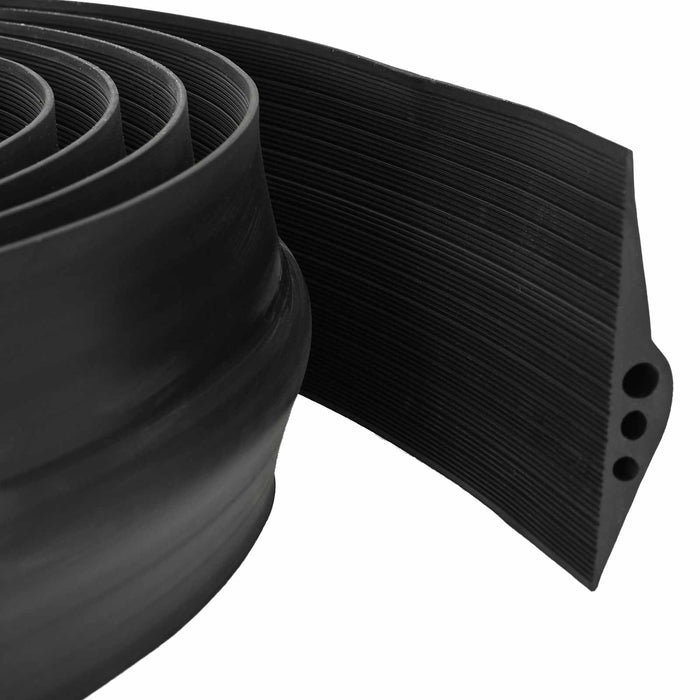 Seal pentru podeaua garajului Negru 78 x 14 mm 2 m Cauciuc EPDM WALTI