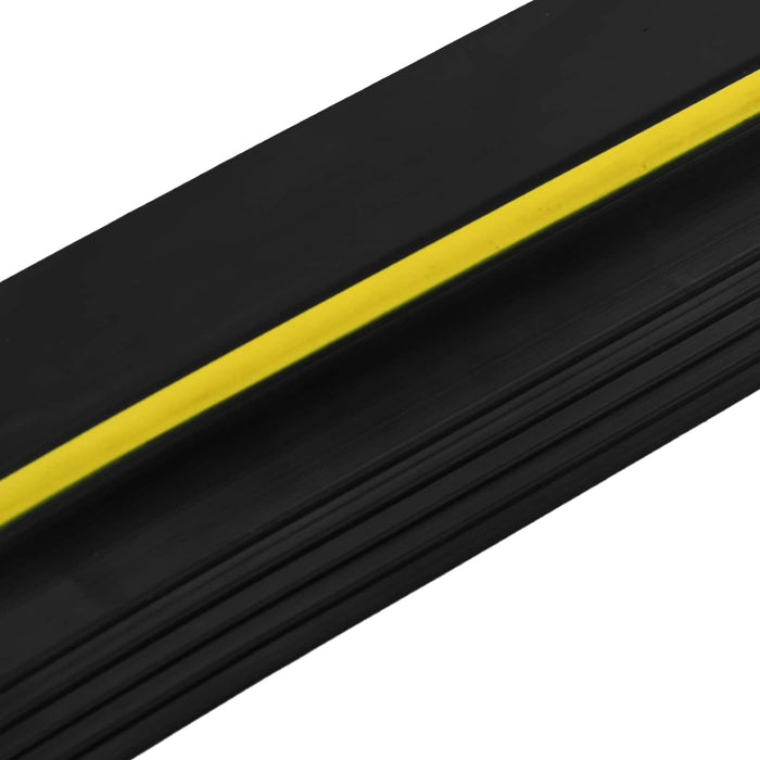 Seal pentru podeaua garajului Negru și Galben 12 x 90 mm 4 m WALTI