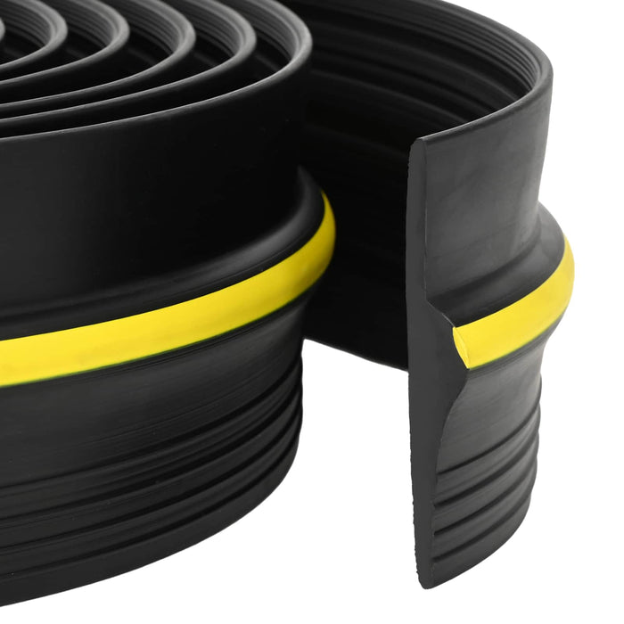 Seal pentru podeaua garajului Negru și Galben 12 x 90 mm 4 m WALTI