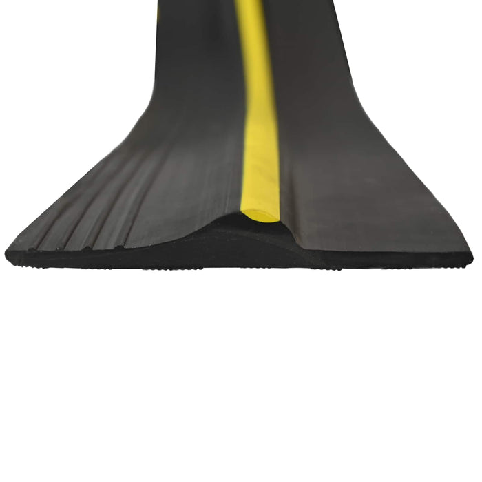 Seal pentru podeaua garajului Negru și Galben 12 x 90 mm 4 m WALTI