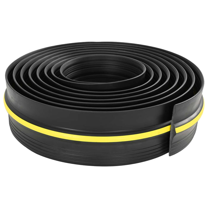 Seal pentru podeaua garajului Negru și Galben 12 x 90 mm 10 m WALTI
