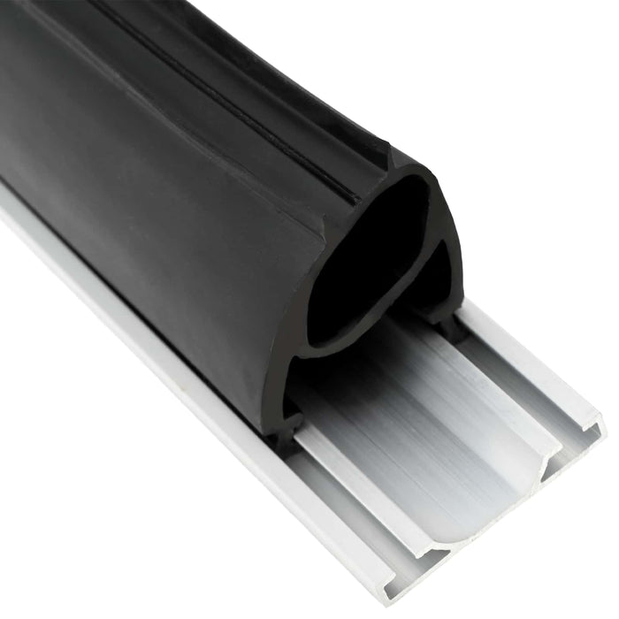 Etanșare pentru Ușa Garajului Negru 41 x 33 mm 4,5 m PVC WALTI