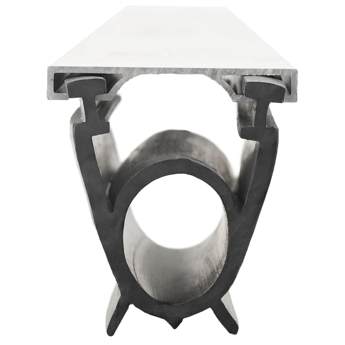 Etanșare pentru Ușa Garajului Negru 41 x 33 mm 4,5 m PVC WALTI