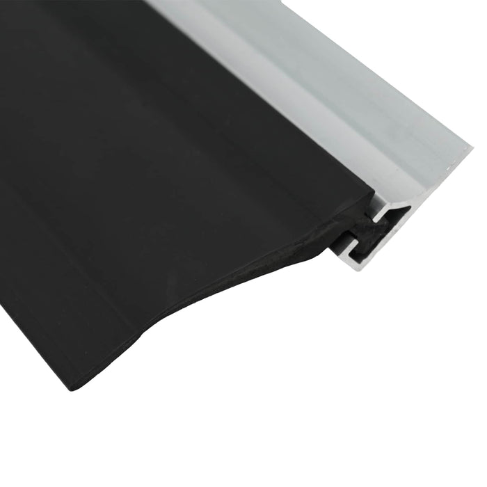 Etanșare pentru Ușa Garajului Negru 52 x 2 mm 3 m PVC WALTI