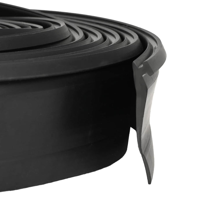 Etanșare pentru Ușa Garajului Negru 52 x 2 mm 4 m PVC WALTI