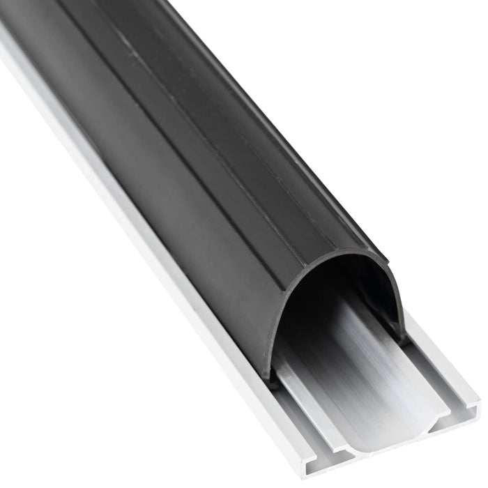 Etanșare pentru Ușa Garajului Negru 70 x 6 mm 3 m PVC WALTI