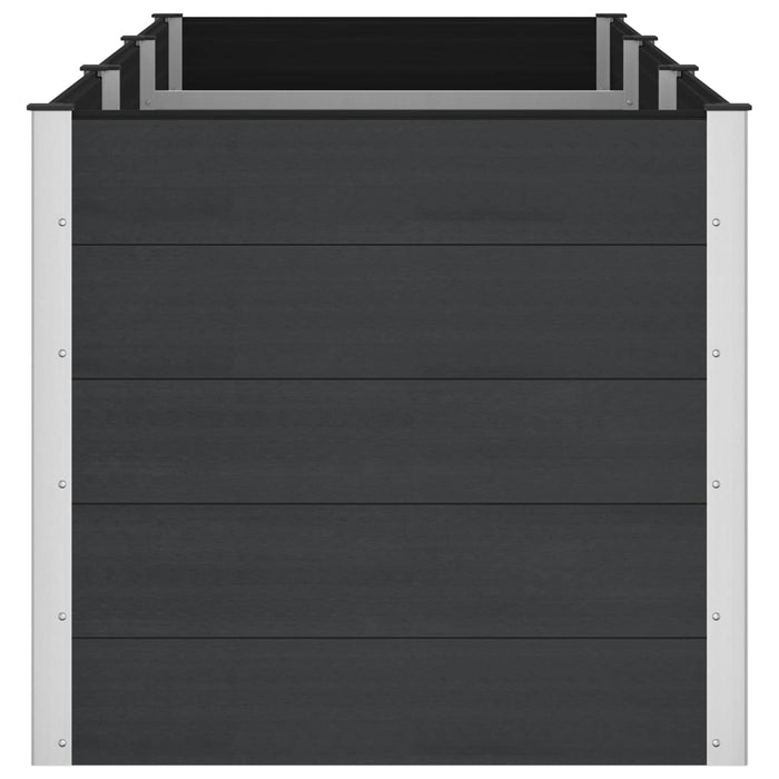 Strat înălțat de grădină Negru 300 x 100 x 91 cm WALTI