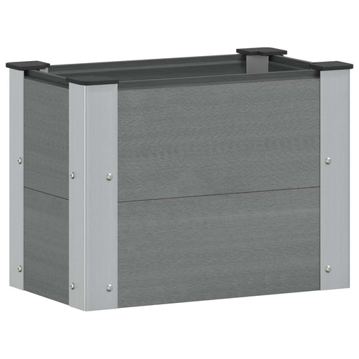 Strat înălțat de grădină Gri 50 x 30 x 36 cm - WALTI WALTI