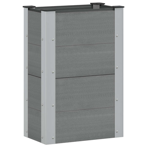 Strat înălțat de grădină Gri 50 x 30 x 72 cm - WALTI WALTI