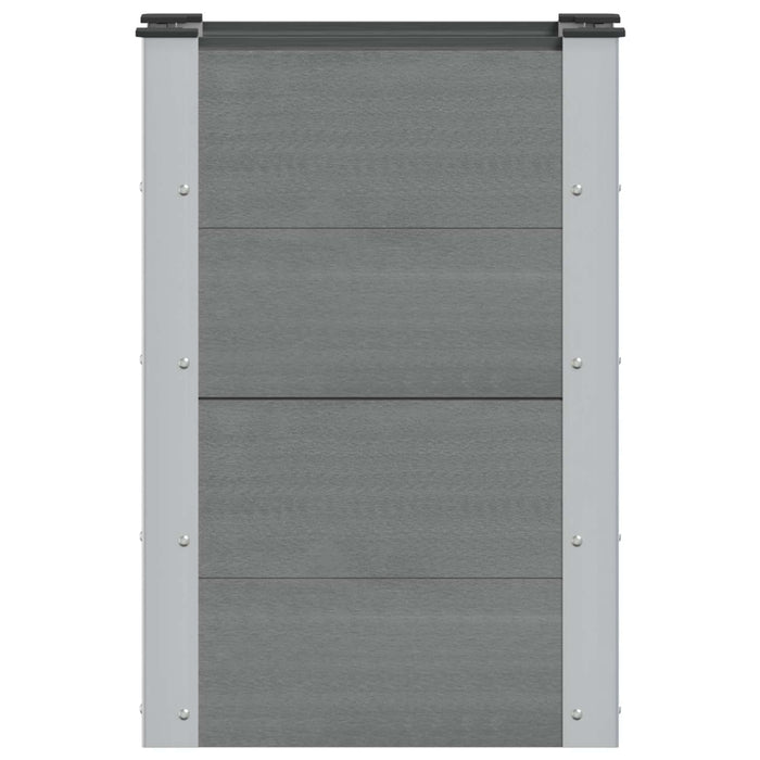 Strat înălțat de grădină Gri 50 x 30 x 72 cm WALTI