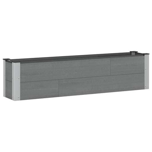 Strat înălțat de grădină Gri 150 x 30 x 36 cm - WALTI WALTI
