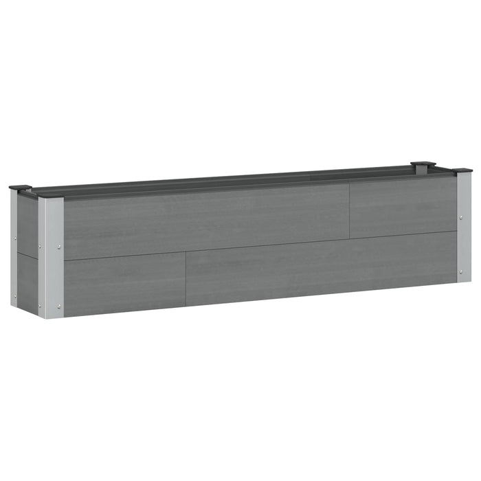 Strat înălțat de grădină Gri 150 x 30 x 36 cm WALTI