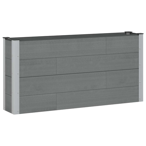 Strat înălțat de grădină Gri 150 x 30 x 72 cm - WALTI WALTI