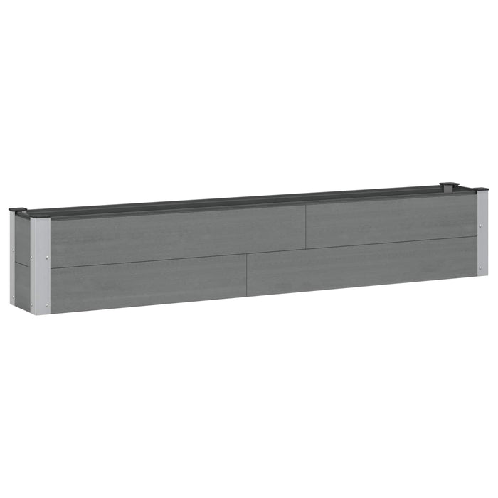 Strat înălțat de grădină Gri 200 x 30 x 36 cm WALTI