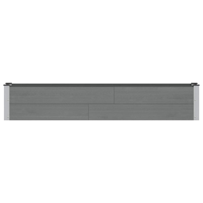 Strat înălțat de grădină Gri 200 x 30 x 36 cm WALTI