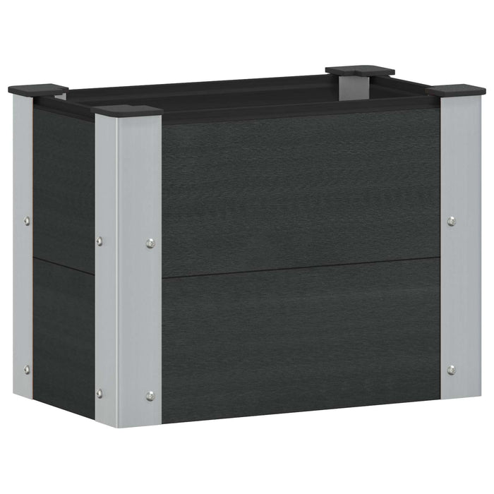 Strat înălțat de grădină Negru 50 x 30 x 36 cm WALTI