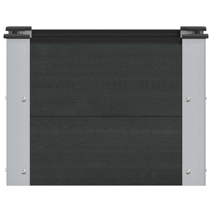 Strat înălțat de grădină Negru 50 x 30 x 36 cm WALTI
