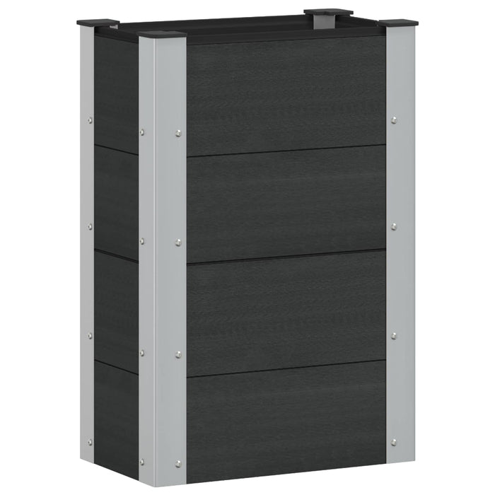 Strat înălțat de grădină Negru 50 x 30 x 72 cm WALTI