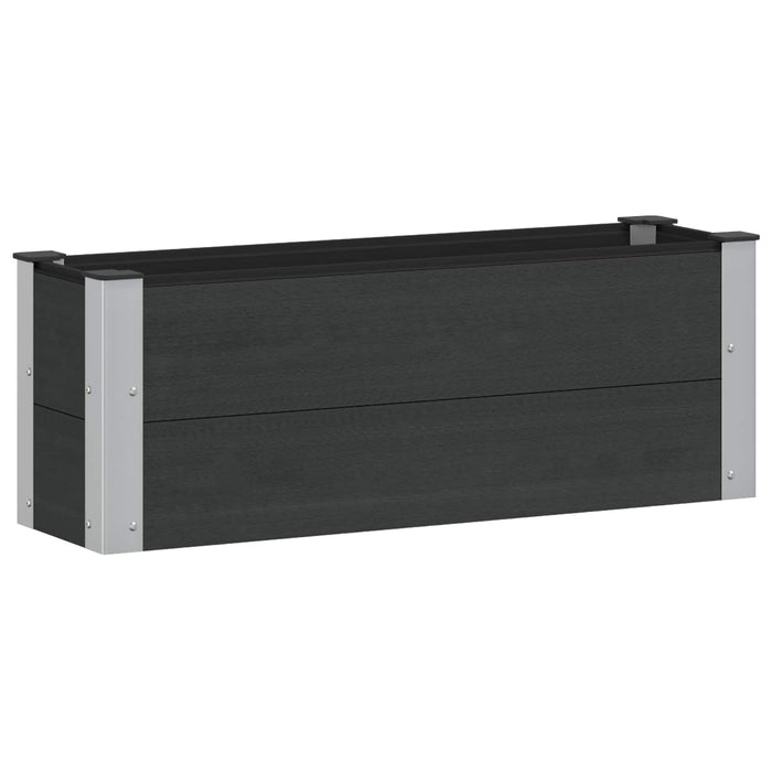 Strat înălțat de grădină Negru 100 x 30 x 36 cm WALTI