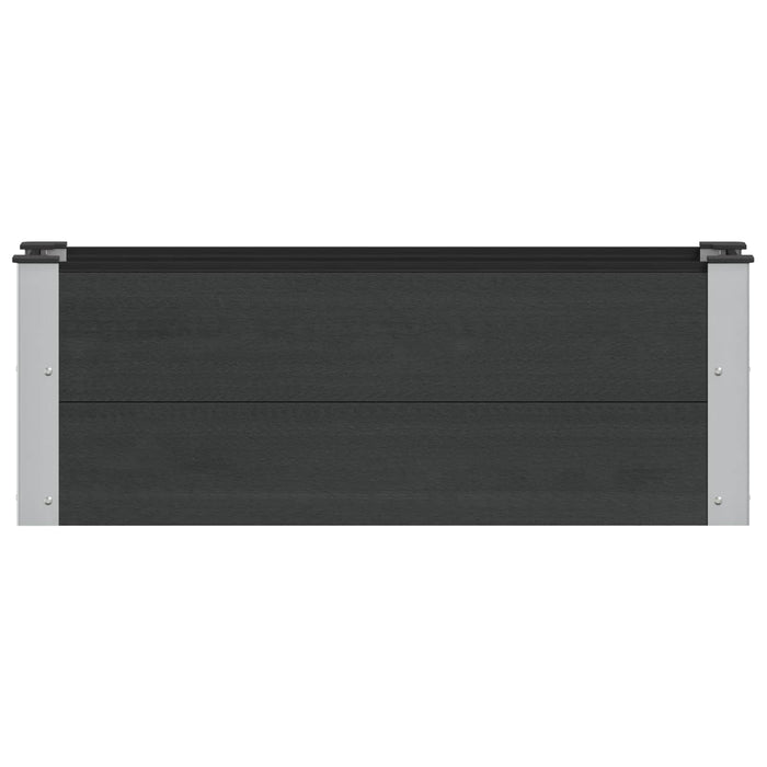 Strat înălțat de grădină Negru 100 x 30 x 36 cm WALTI