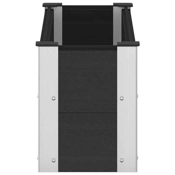Strat înălțat de grădină Negru 100 x 30 x 36 cm WALTI