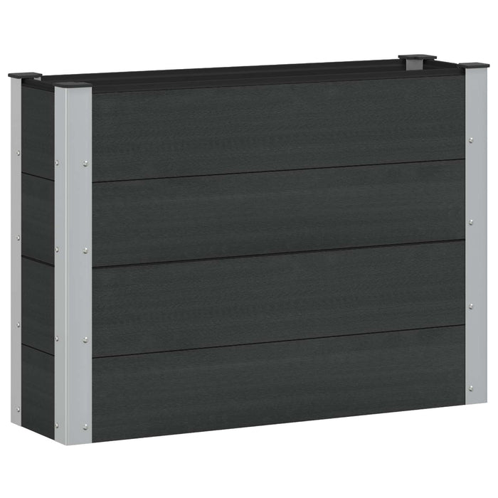 Strat înălțat de grădină Negru 100 x 30 x 72 cm WALTI