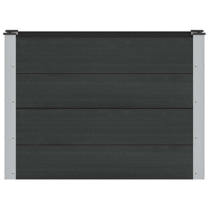 Strat înălțat de grădină Negru 100 x 30 x 72 cm WALTI