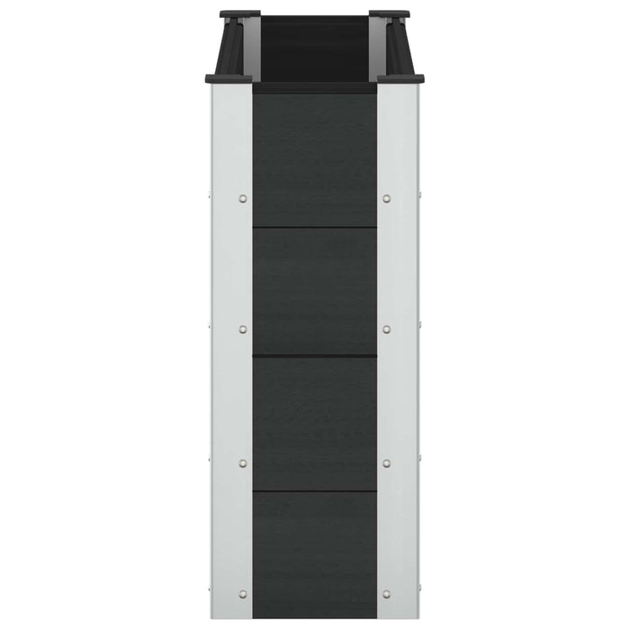 Strat înălțat de grădină Negru 100 x 30 x 72 cm WALTI
