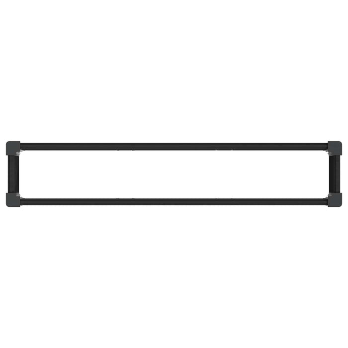 Strat înălțat de grădină Negru 150 x 30 x 36 cm WALTI