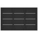 Placă de bază pentru duș Negru 101 x 63 x 5,5 cm WPC - WALTI WALTI