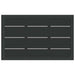 Placă de bază pentru duș Negru 101 x 63 x 5,5 cm WPC - WALTI WALTI