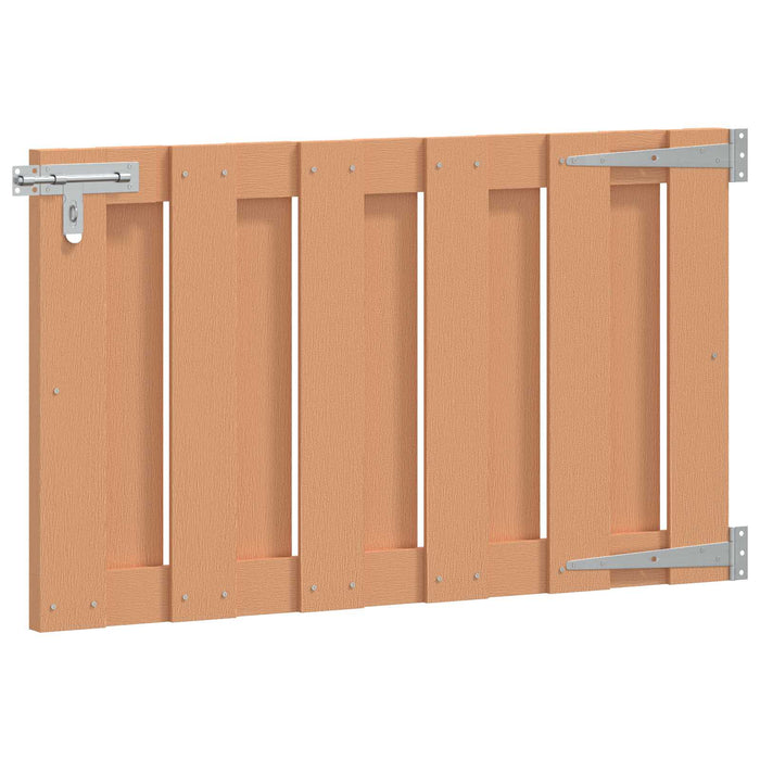 Poartă de grădină 100 x 60 cm WPC și Aluminiu Maro WALTI