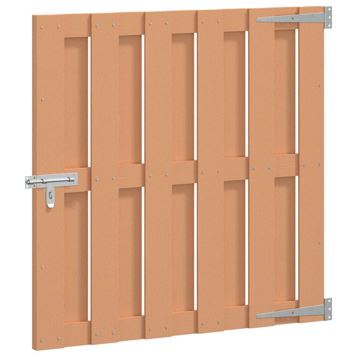 Poartă de grădină 100 x 100 cm WPC și Aluminiu Maro WALTI