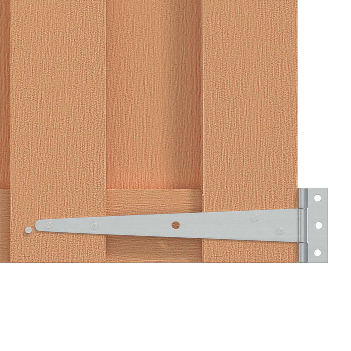 Poartă de grădină 100 x 150 cm WPC și Aluminiu Maro WALTI
