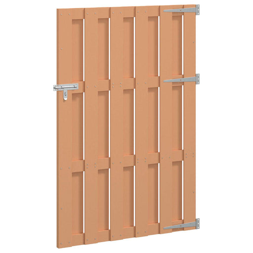 Poartă de grădină 100 x 150 cm WPC și Aluminiu Maro - WALTI WALTI