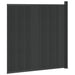 Panou de Gardă WPC și Aluminiu Negru - WALTI WALTI
